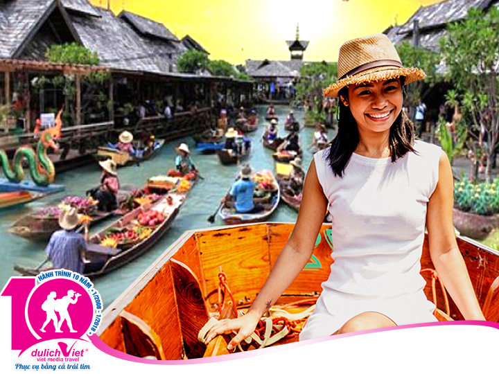 Tour Thái Lan 5 ngày 4 đêm Hè 2025 giá tốt từ TP.HCM bay Nok Air